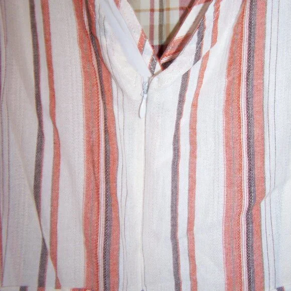 Shein Striped Jumpsuit Sz L - Picture 8 of 9